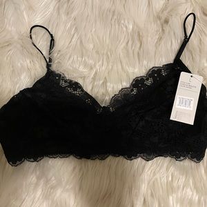Black Lace Bra